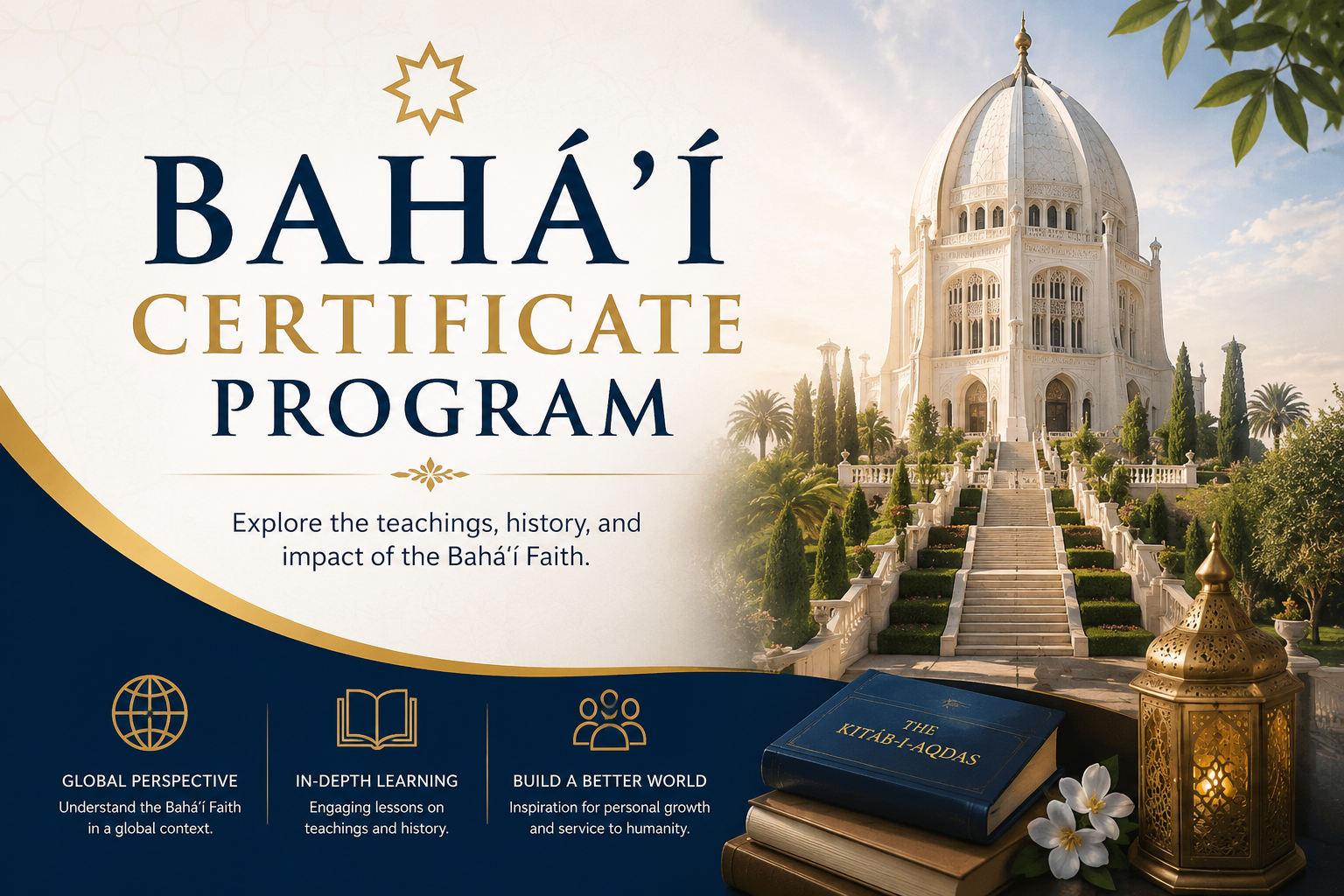 BAHÁʼÍ CERTIFICATE PROGRAM 